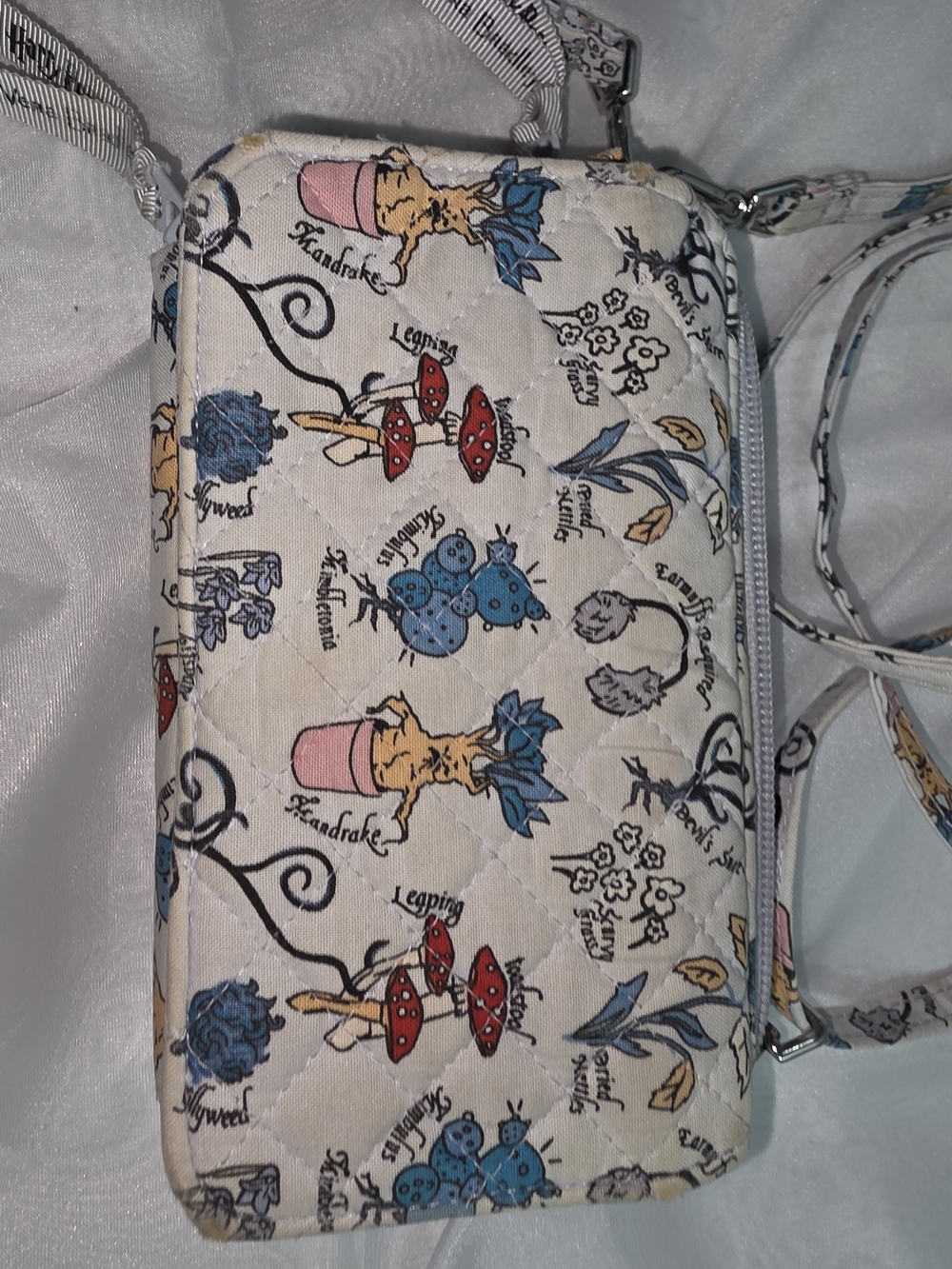 Vera Bradley Harry Potter Crossbody RFID All In One Wallet Herbology Ditsy